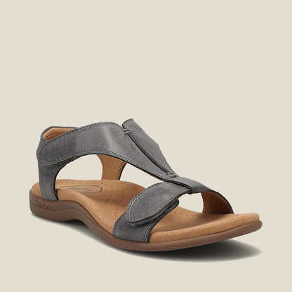Adjustable Velcro Flat Sandals