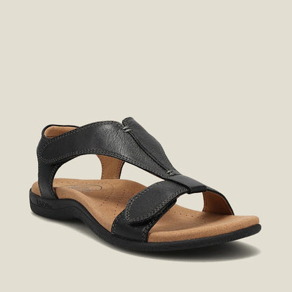 Adjustable Velcro Flat Sandals