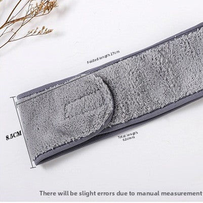 Adjustable Velcro Headband for Sports and Skincare