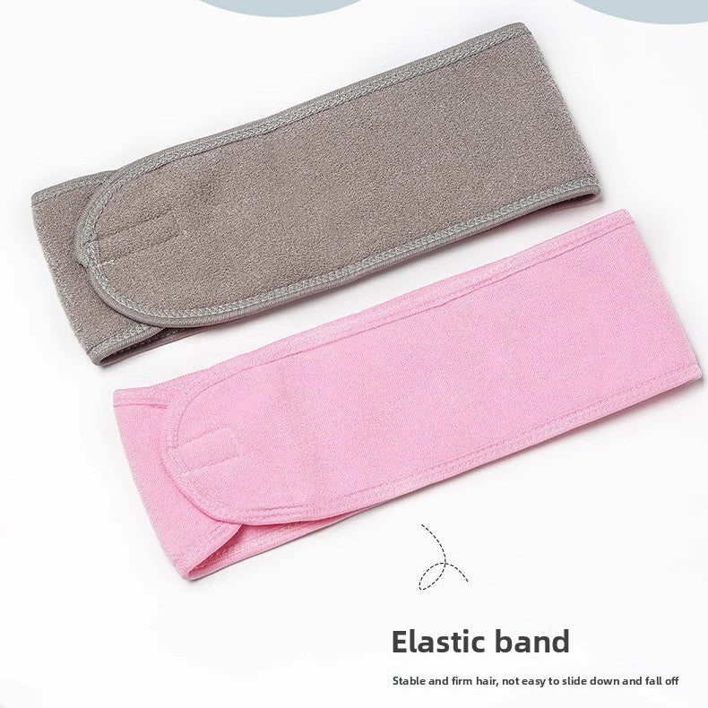 Adjustable Velcro Headband for Sports and Skincare