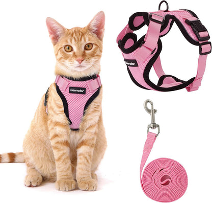 Adjustable Vest-Style Pet Traction Rope with Reflective Design