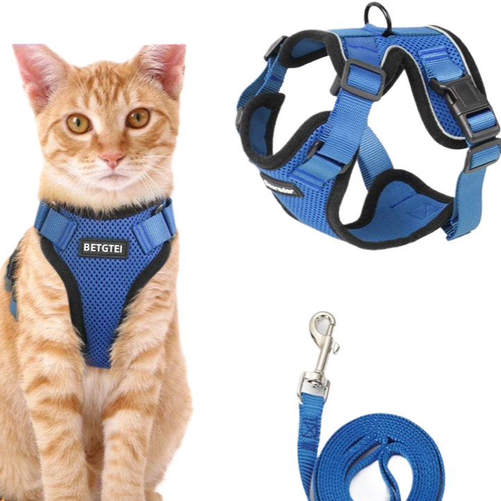 Adjustable Vest-Style Pet Traction Rope with Reflective Design