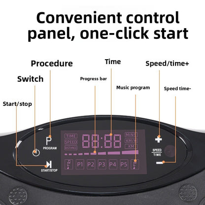 Adjustable Vibration Fitness Platform