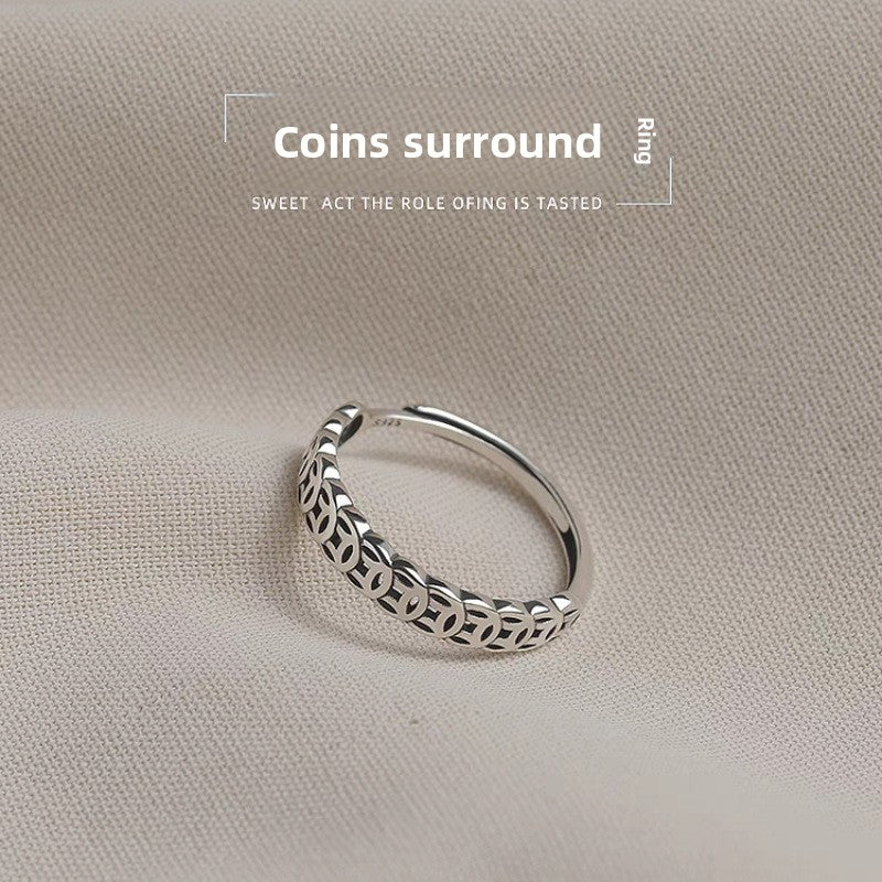 Adjustable Vintage Coin Rings