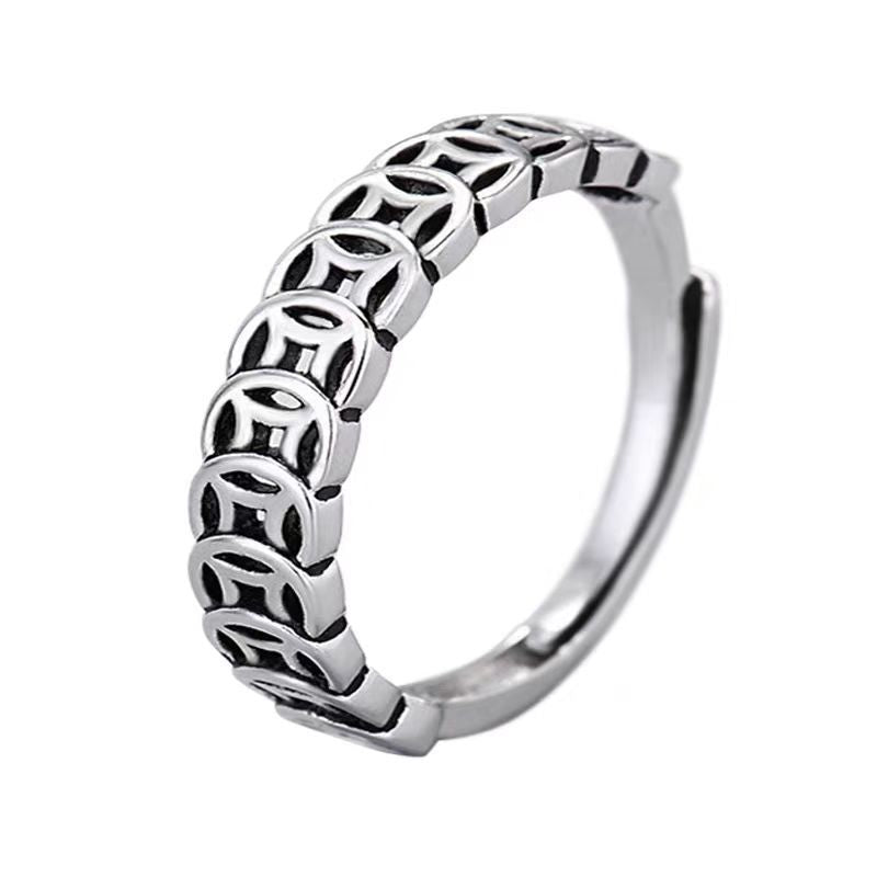 Adjustable Vintage Coin Rings
