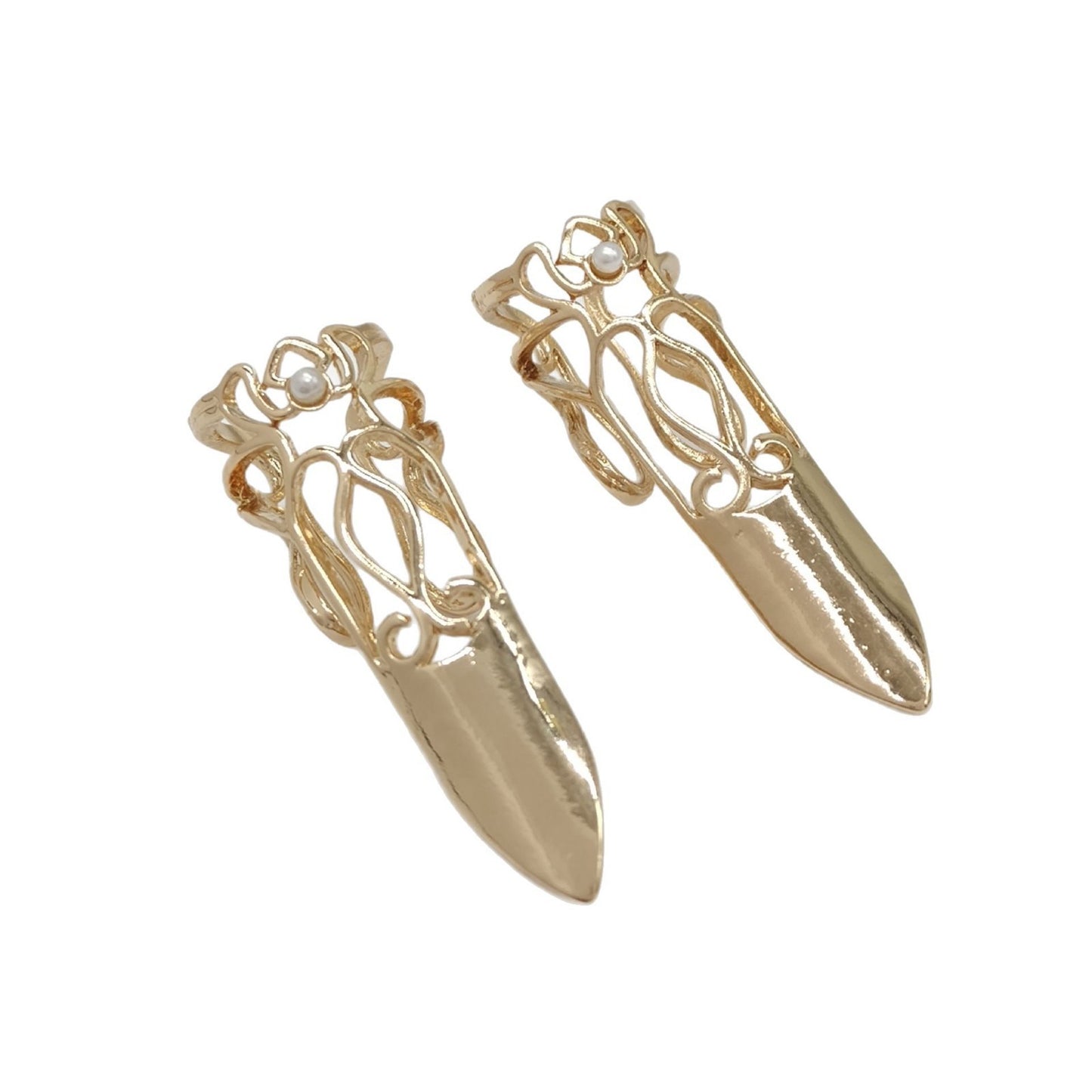 Adjustable Vintage Metal Nail Sheath Jewelry