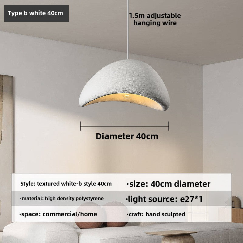 Adjustable Wabi-Sabi Style LED Chandelier