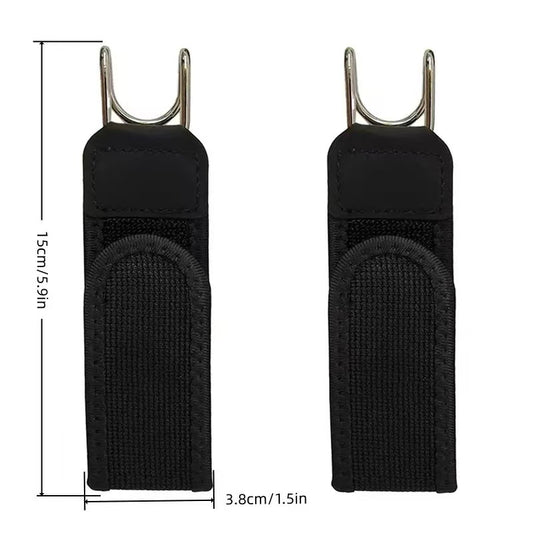 Adjustable Waist Belt Buckle with Hook and Velcro