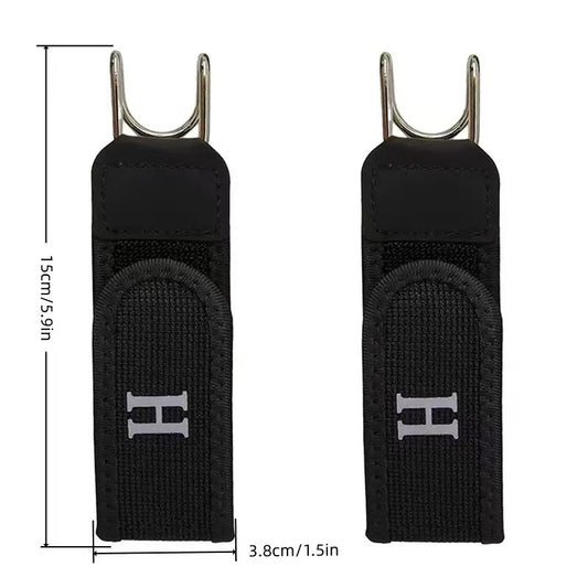 Adjustable Waist Belt Buckle with Hook and Velcro