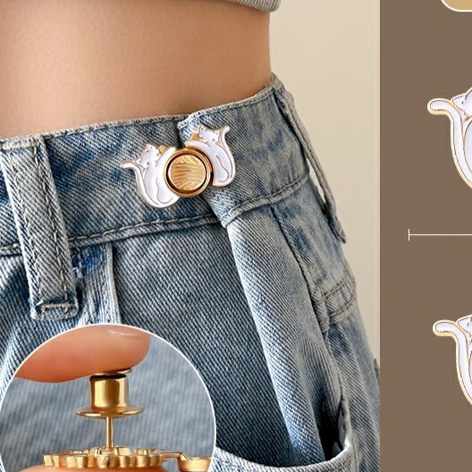 Adjustable Waistband Buckle for Pants