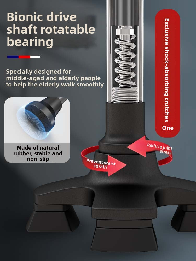 Adjustable Walking Cane with Anti-Slip Base