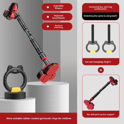Adjustable Wall Mounted Pull Up Bar for Home Fitness