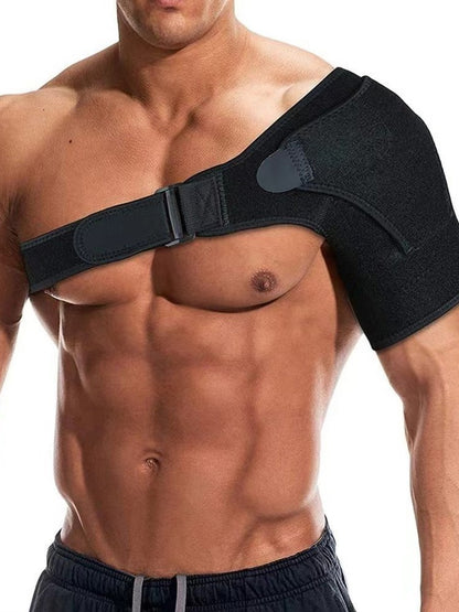Adjustable warm shoulder guard