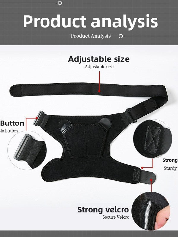 Adjustable warm shoulder guard