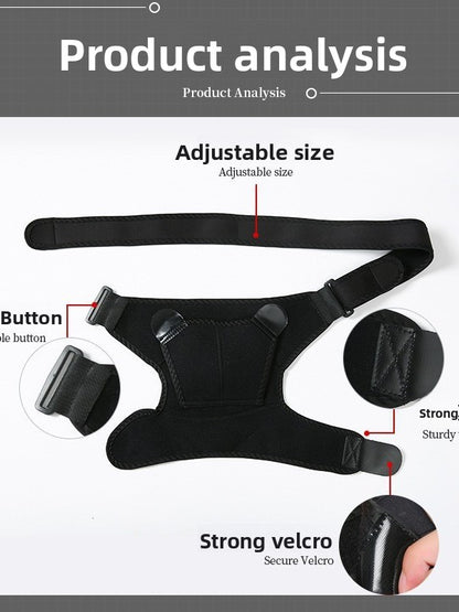 Adjustable warm shoulder guard