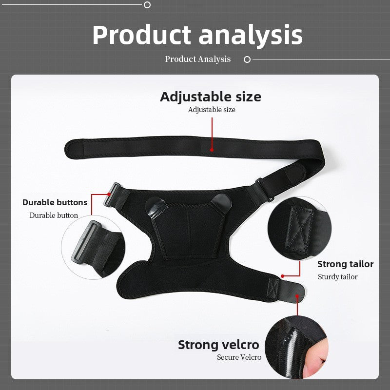 Adjustable warm shoulder guard