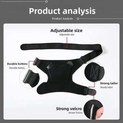Adjustable warm shoulder guard