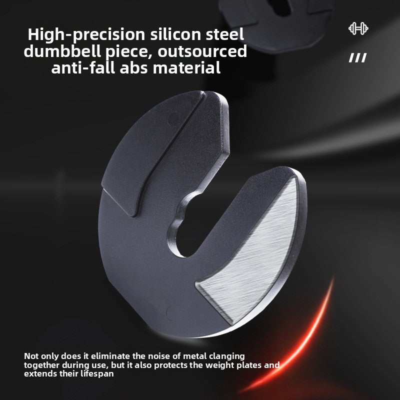 Adjustable weight dumbbell