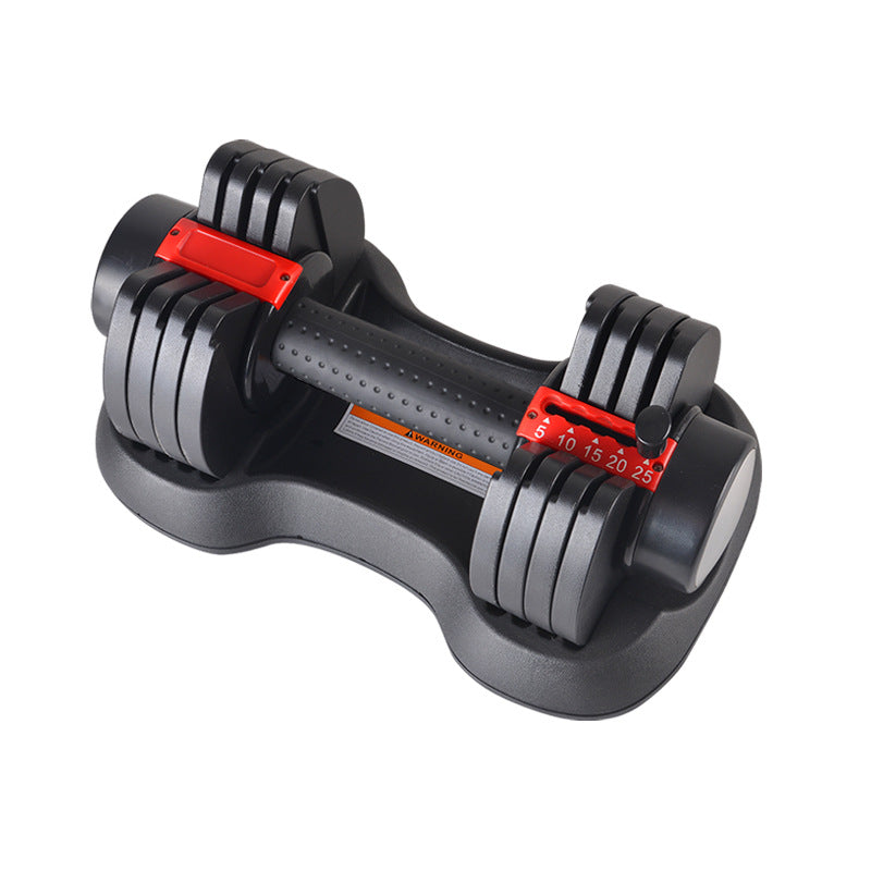 Adjustable weight dumbbell