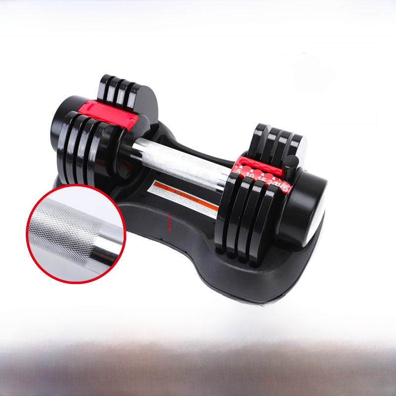 Adjustable weight dumbbell