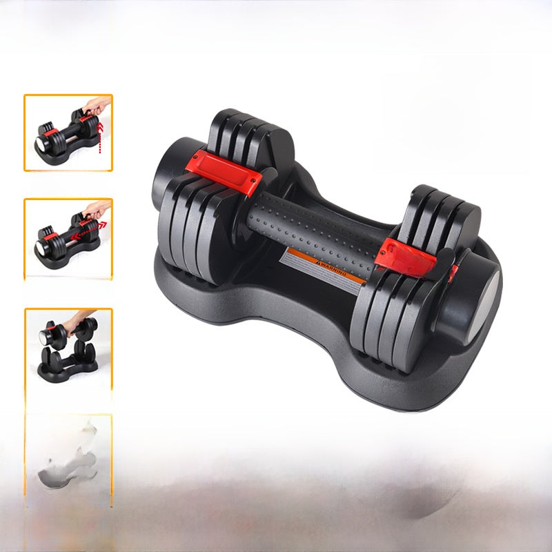 Adjustable weight dumbbell