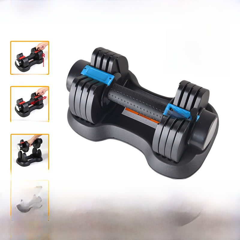 Adjustable weight dumbbell