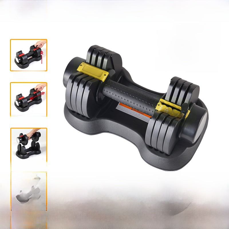 Adjustable weight dumbbell