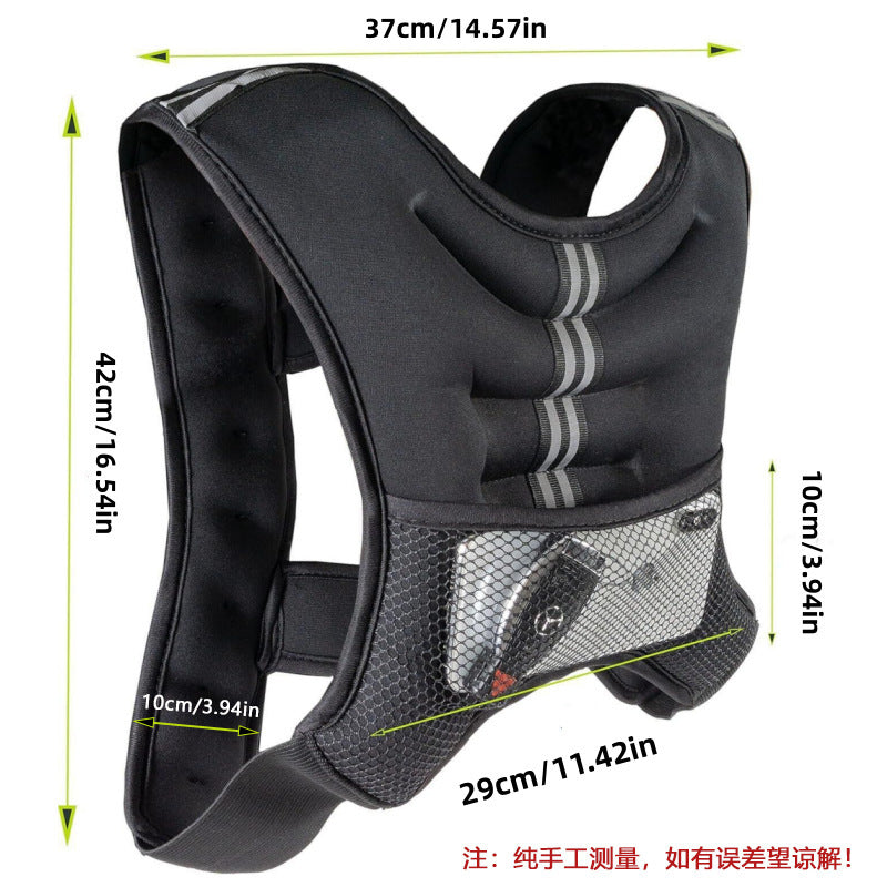Adjustable Weighted Fitness Vest