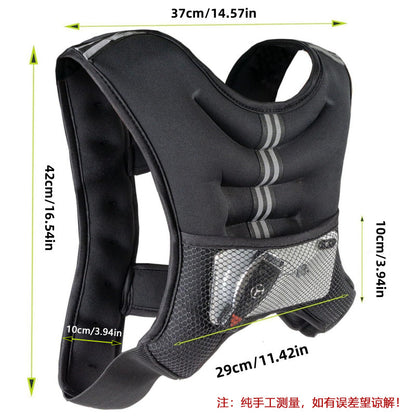 Adjustable Weighted Fitness Vest