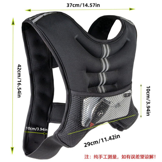 Adjustable Weighted Fitness Vest