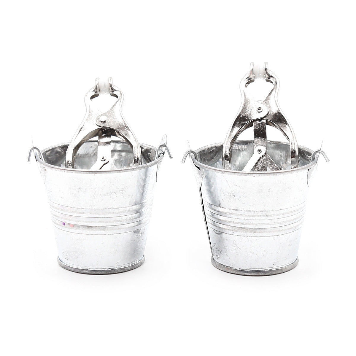 Adjustable Weighted Nipple Clamps with Buckets