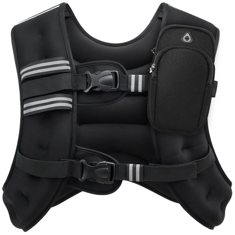 Adjustable Weighted Training Vest with Reflective Details