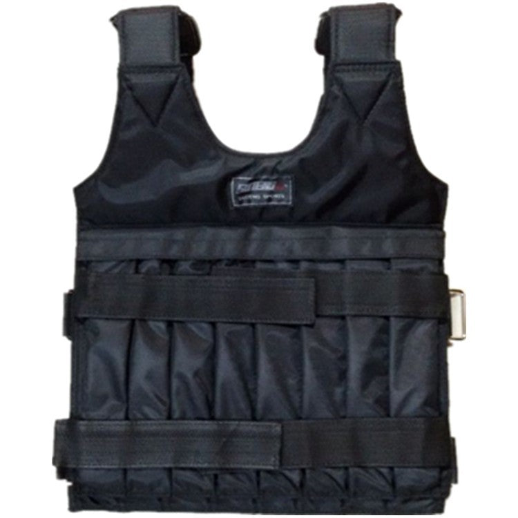 Adjustable Weighted Training Vest with Shoulder Pads