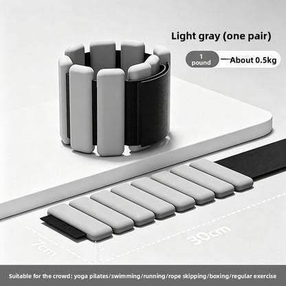 Adjustable Weighted Wrist and Ankle Straps for Fitness
