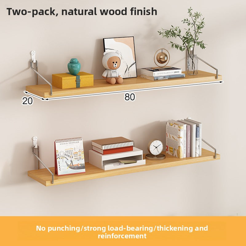Adjustable Wood Wall Mounted Shelf