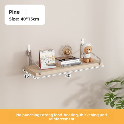 Adjustable Wood Wall Mounted Shelf