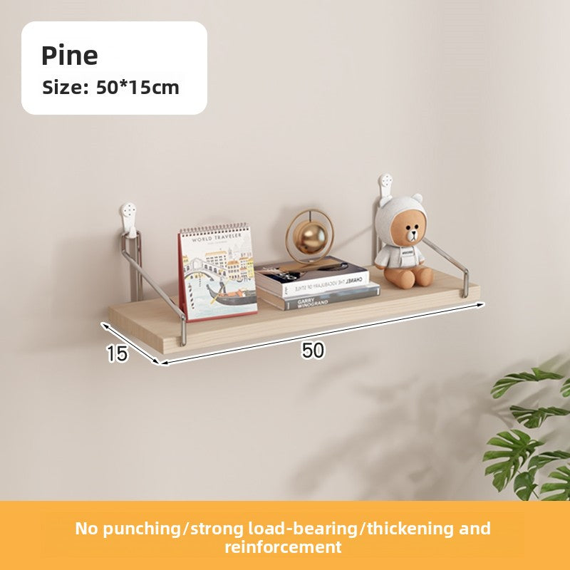 Adjustable Wood Wall Mounted Shelf