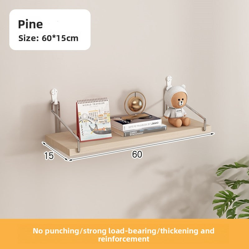Adjustable Wood Wall Mounted Shelf