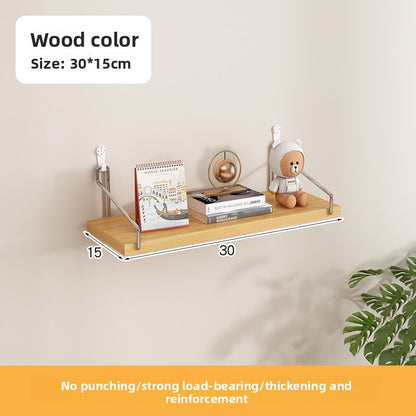 Adjustable Wood Wall Mounted Shelf