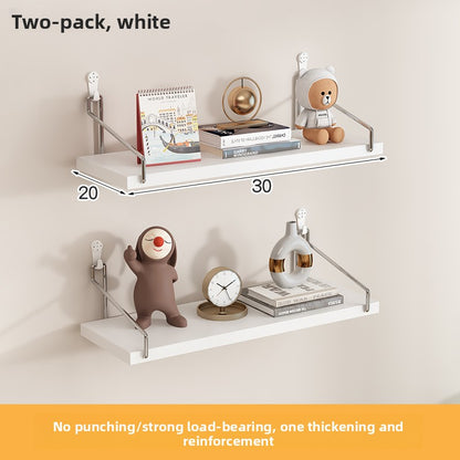 Adjustable Wood Wall Mounted Shelf