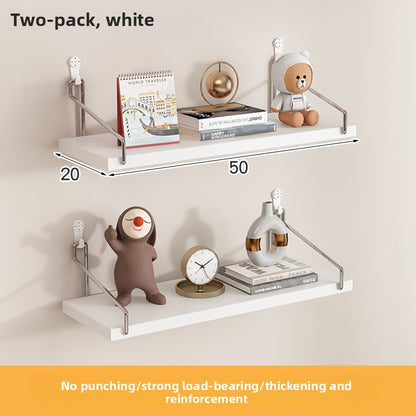 Adjustable Wood Wall Mounted Shelf