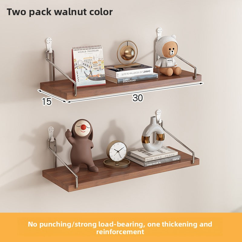 Adjustable Wood Wall Mounted Shelf