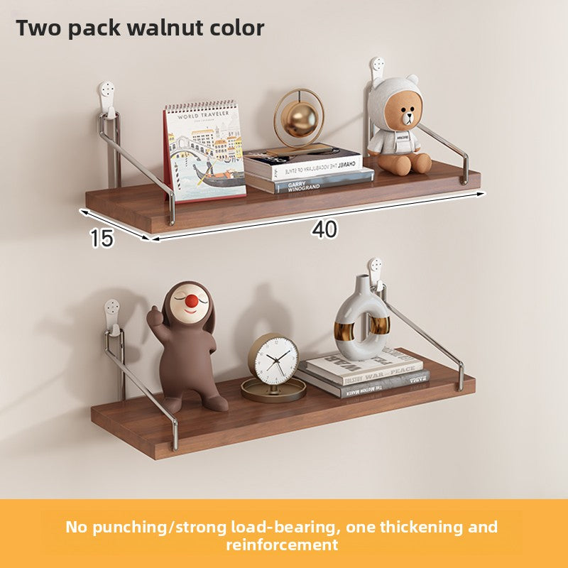 Adjustable Wood Wall Mounted Shelf