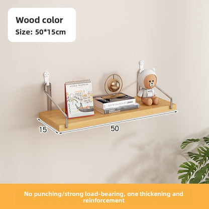 Adjustable Wood Wall Mounted Shelf
