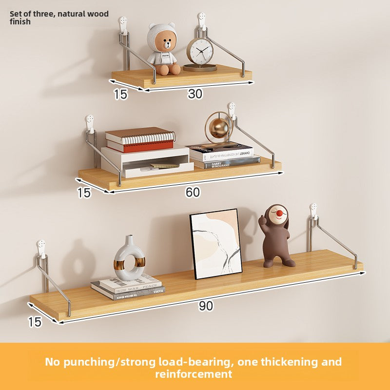 Adjustable Wood Wall Mounted Shelf