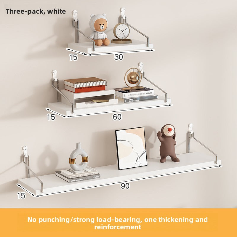 Adjustable Wood Wall Mounted Shelf