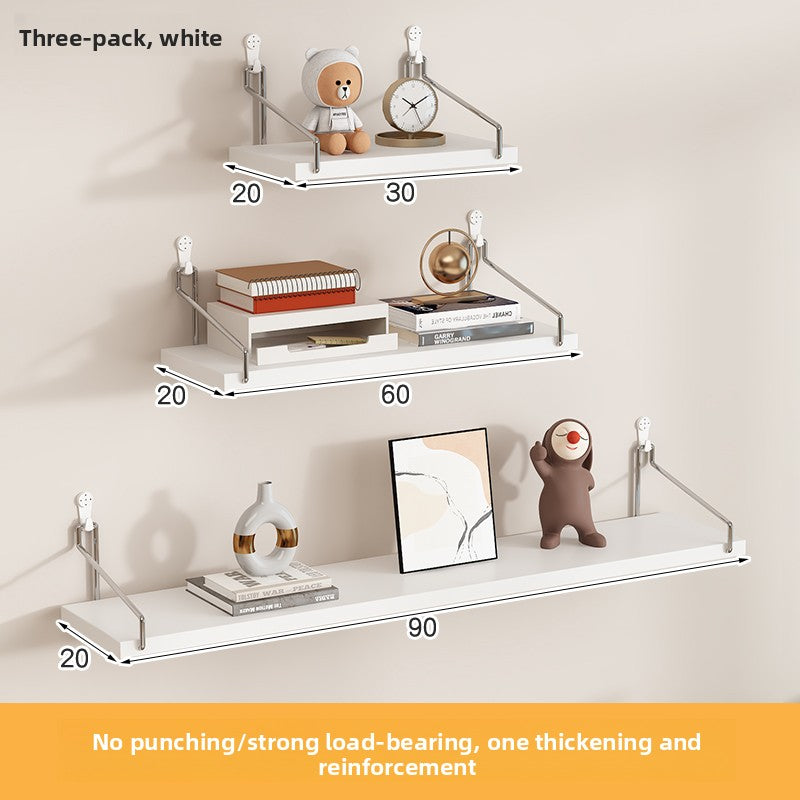 Adjustable Wood Wall Mounted Shelf