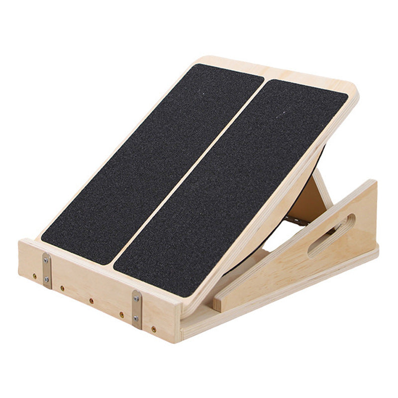 Adjustable Wooden Stretching Board and Balance Trainer