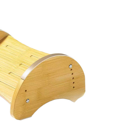 Adjustable Wooden Under Desk Foot Stool