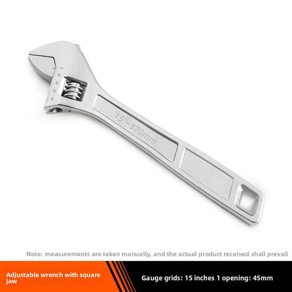 Adjustable Wrench with Self-Locking Mechanism